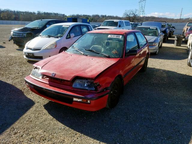 2HGED6356MH576196 - 1991 HONDA CIVIC DX  photo 2