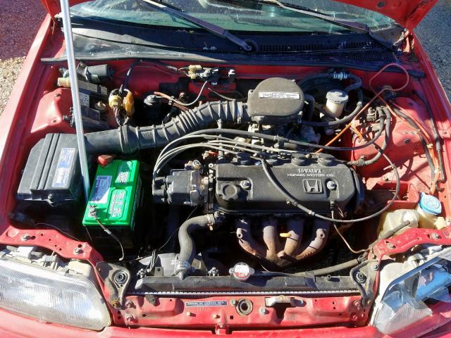 2HGED6356MH576196 - 1991 HONDA CIVIC DX  photo 7