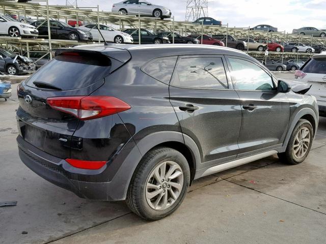 KM8J3CA40HU352879 - 2017 HYUNDAI TUCSON LIM BLACK photo 4