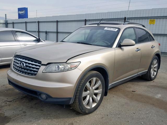 JNRBS08W93X400971 - 2003 INFINITI FX45 GOLD photo 2