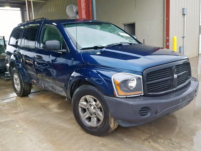 1D4HB38N05F610423 - 2005 DODGE DURANGO ST BLUE photo 1