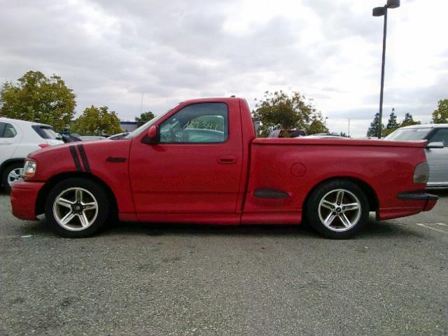 2FTRF07334CA36740 - 2004 FORD F150 SVT L RED photo 9