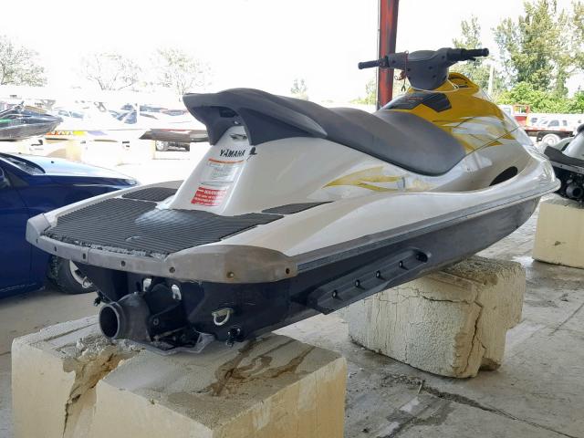 YAMA1143C515 - 2015 YAMAHA WAVERUNNER YELLOW photo 4