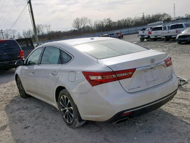 4T1BK1EB1GU204792 - 2016 TOYOTA AVALON XLE WHITE photo 3