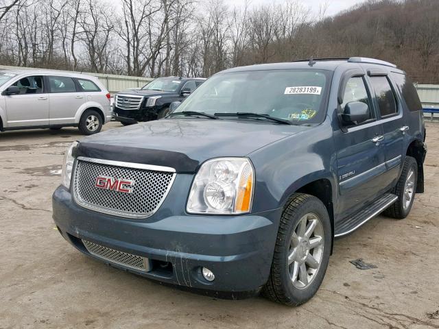 1GKFK63828J112804 - 2008 GMC YUKON DENA BLUE photo 2