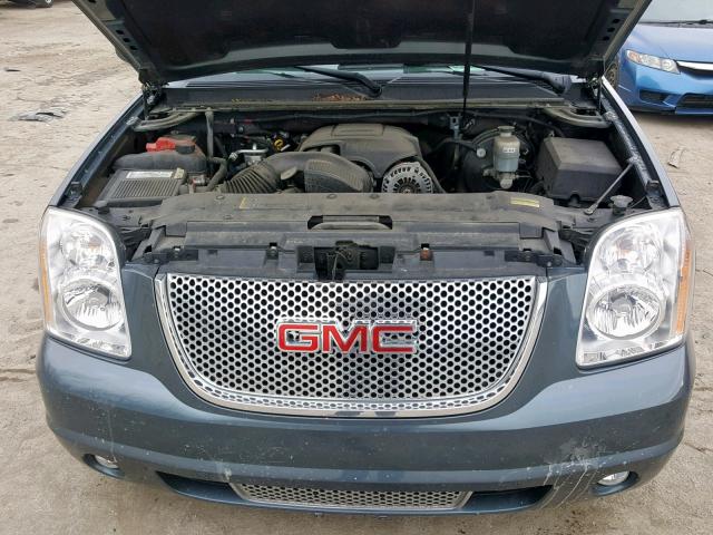 1GKFK63828J112804 - 2008 GMC YUKON DENA BLUE photo 7