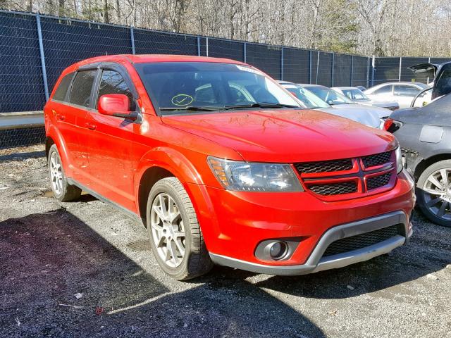 3C4PDCEG3GT206078 - 2016 DODGE JOURNEY R/ RED photo 1