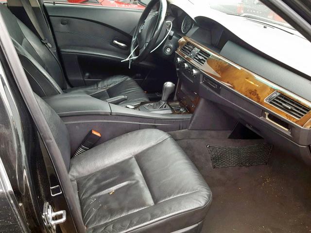 WBANF33596CB86075 - 2006 BMW 525 XI BLACK photo 5