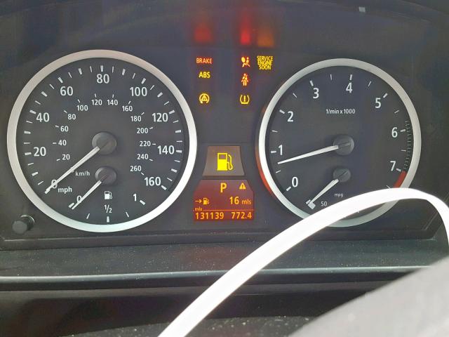 WBANF33596CB86075 - 2006 BMW 525 XI BLACK photo 8