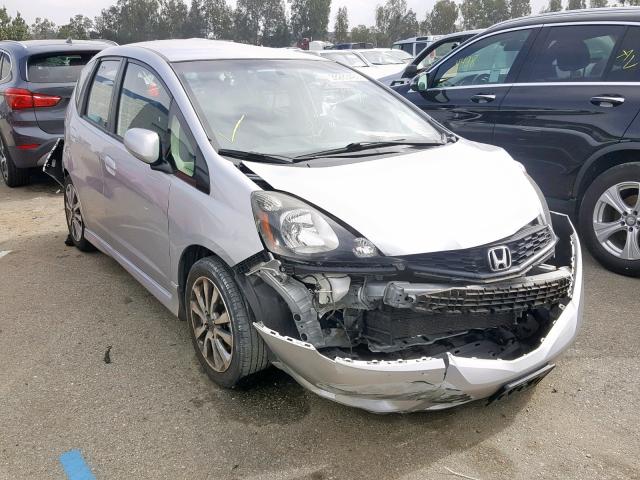 JHMGE8H59DC070338 - 2013 HONDA FIT SPORT SILVER photo 1