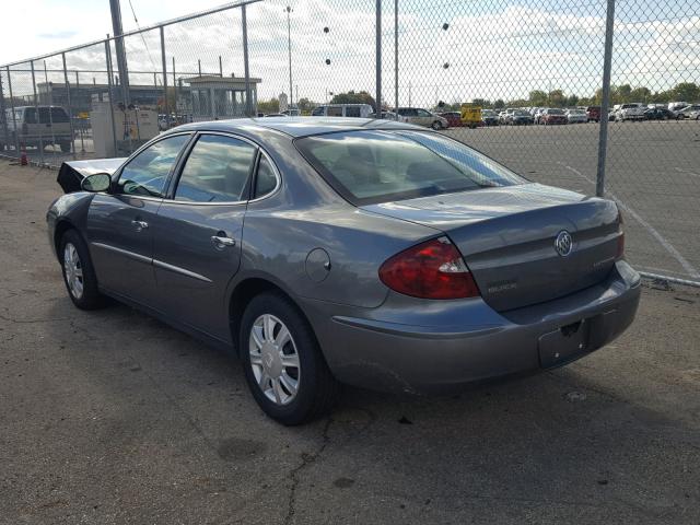 2G4WC532051305484 - 2005 BUICK LACROSSE C GRAY photo 3