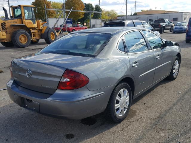 2G4WC532051305484 - 2005 BUICK LACROSSE C GRAY photo 4