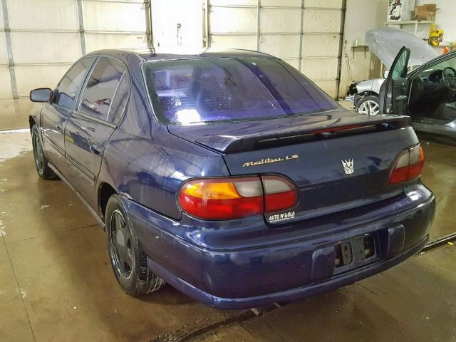 1G1NE52J2Y6202401 - 2000 CHEVROLET MALIBU LS BLUE photo 3