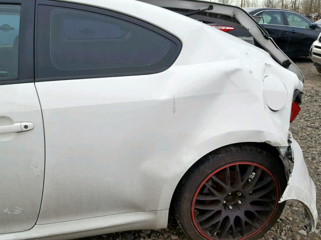 JTKDE167090283518 - 2009 TOYOTA SCION TC WHITE photo 10
