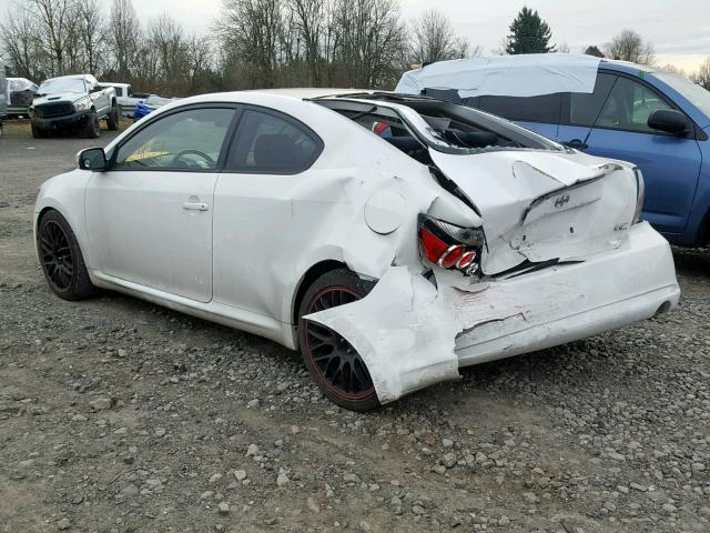 JTKDE167090283518 - 2009 TOYOTA SCION TC WHITE photo 3