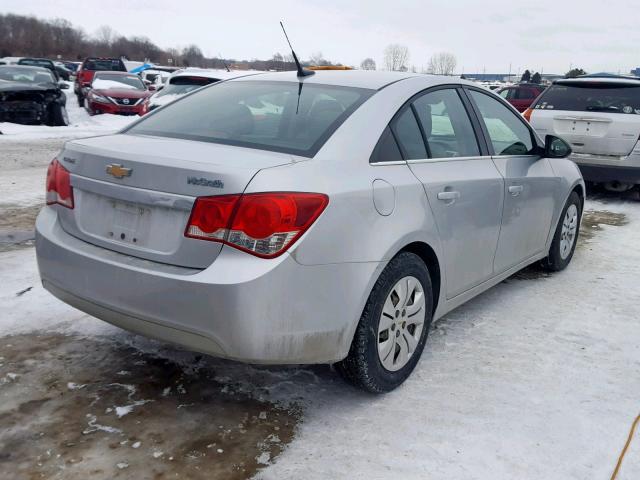 1G1PD5SH4C7208812 - 2012 CHEVROLET CRUZE LS SILVER photo 4