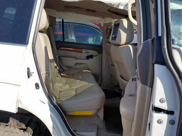 JTJBT20XX70126401 - 2007 LEXUS GX 470 WHITE photo 6