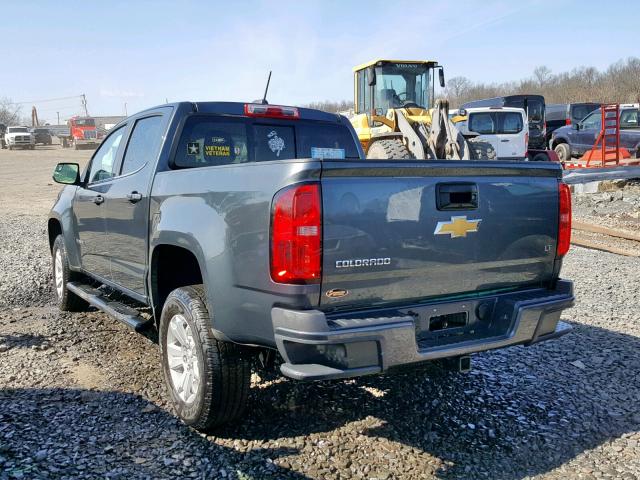 1GCGSBE30F1269514 - 2015 CHEVROLET COLORADO L GRAY photo 3