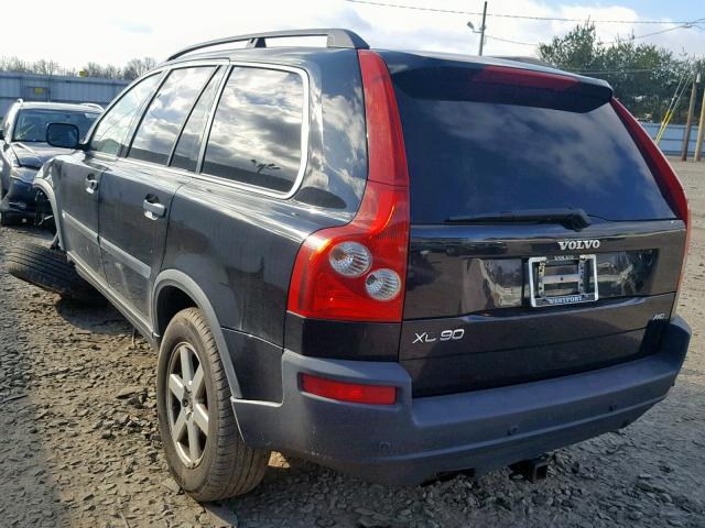 YV4CZ592961243584 - 2006 VOLVO XC90 BLACK photo 3