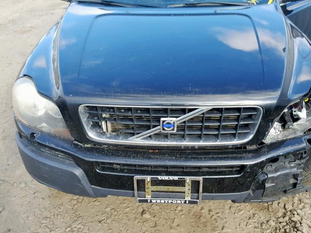 YV4CZ592961243584 - 2006 VOLVO XC90 BLACK photo 7