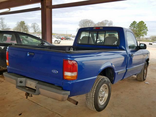 1FTCR10X0TUA45927 - 1996 FORD RANGER BLUE photo 4