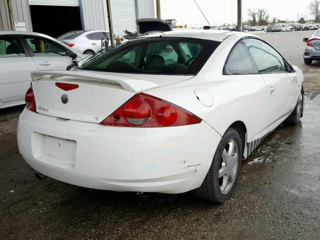 1ZWFT61L7Y5615908 - 2000 MERCURY COUGAR V6 WHITE photo 4