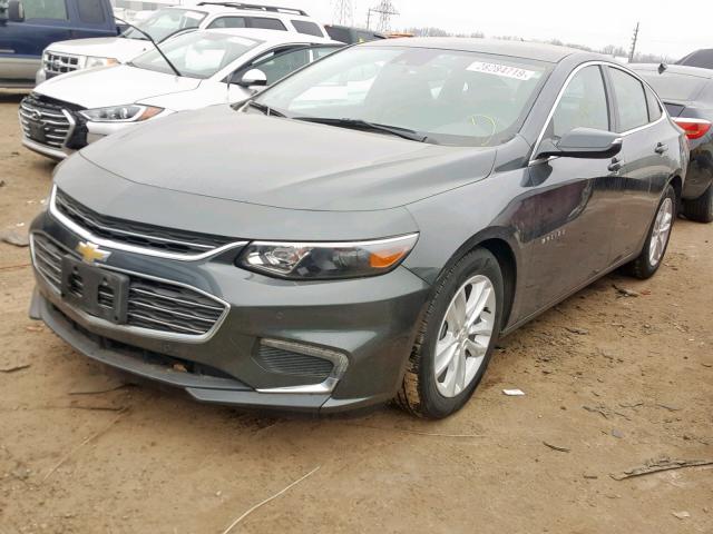 1G1ZJ5SU2HF240489 - 2017 CHEVROLET MALIBU HYB CHARCOAL photo 2