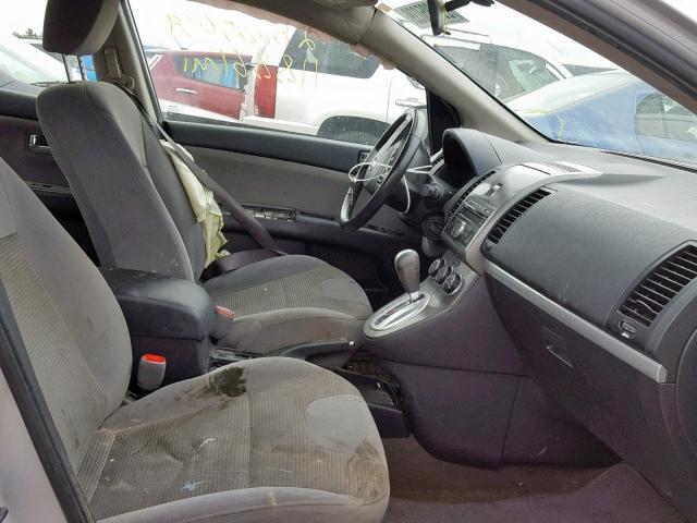 3N1AB6APXBL633305 - 2011 NISSAN SENTRA 2.0 SILVER photo 5