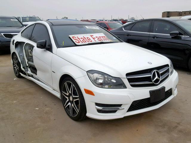 WDDGJ4HB2FG406215 - 2015 MERCEDES-BENZ C 250 WHITE photo 1