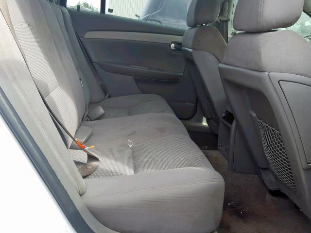 1G1ZG57B994160996 - 2009 CHEVROLET MALIBU LS WHITE photo 6