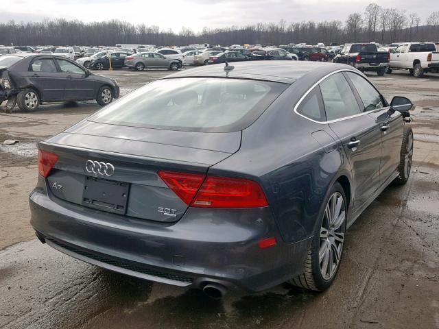 WAU3GAFC6CN068579 - 2012 AUDI A7 PRESTIG GRAY photo 4