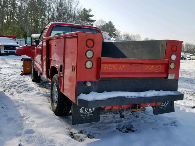 1FDWF35P86EB27716 - 2006 FORD F350 SRW S RED photo 3