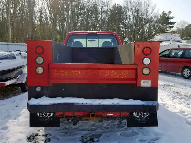 1FDWF35P86EB27716 - 2006 FORD F350 SRW S RED photo 6