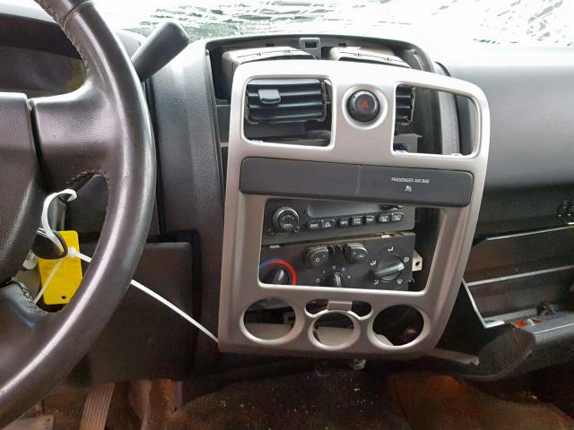 1GCCS13E388101633 - 2008 CHEVROLET COLORADO BLACK photo 9