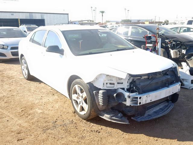 1G1ZA5E06AF185804 - 2010 CHEVROLET MALIBU LS WHITE photo 1