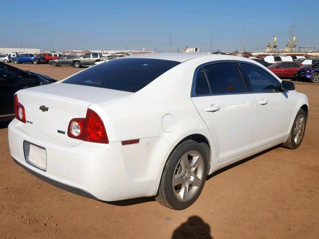 1G1ZA5E06AF185804 - 2010 CHEVROLET MALIBU LS WHITE photo 4