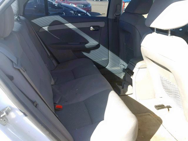 1G1ZA5E06AF185804 - 2010 CHEVROLET MALIBU LS WHITE photo 6