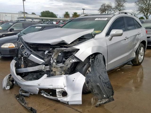 5J8TB3H52EL007628 - 2014 ACURA RDX TECHNO SILVER photo 2