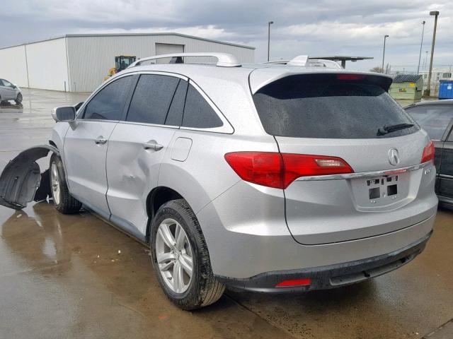 5J8TB3H52EL007628 - 2014 ACURA RDX TECHNO SILVER photo 3