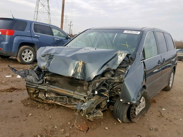 5FNRL38275B076412 - 2005 HONDA ODYSSEY LX GRAY photo 2