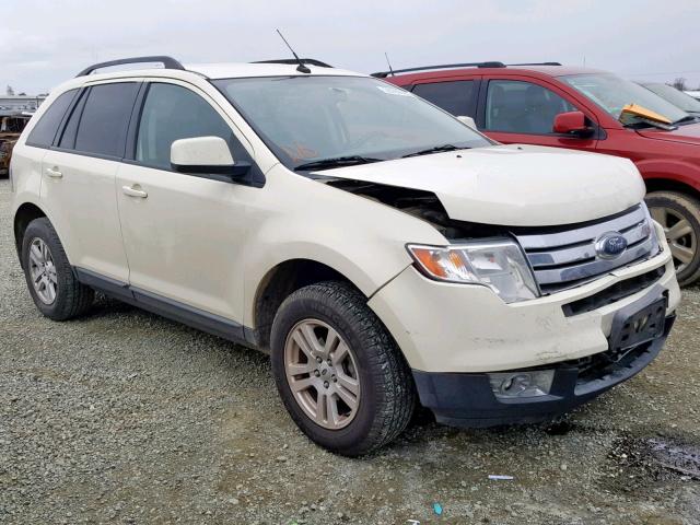 2FMDK38C37BA56479 - 2007 FORD EDGE SEL WHITE photo 1