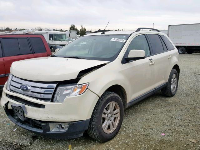 2FMDK38C37BA56479 - 2007 FORD EDGE SEL WHITE photo 2