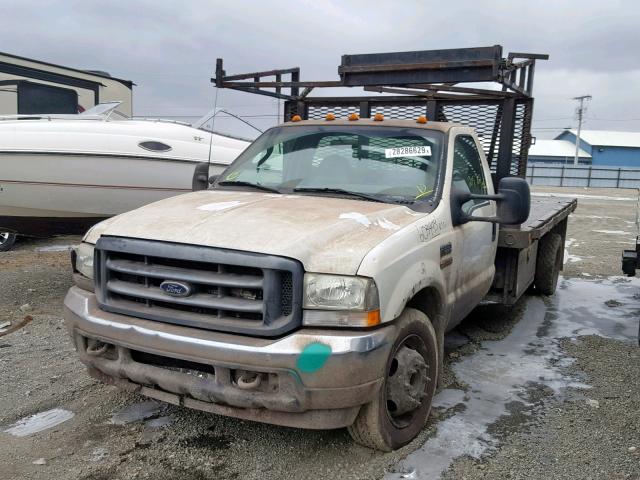 1FDAF56P33EC58830 - 2003 FORD F550 SUPER WHITE photo 2