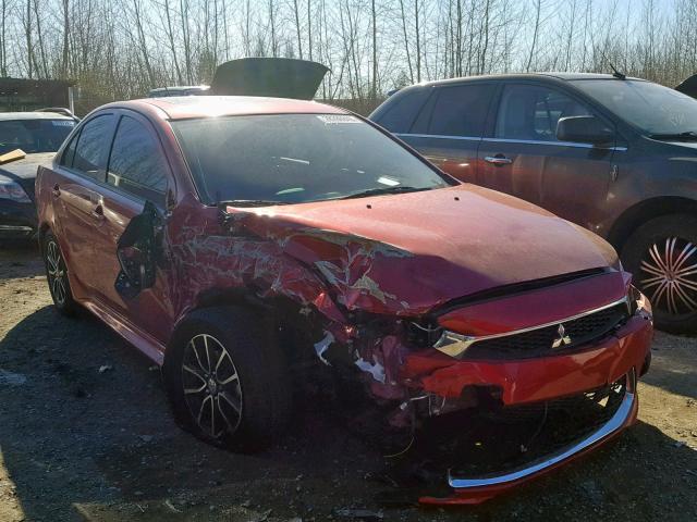 JA32U2FU4HU015770 - 2017 MITSUBISHI LANCER ES RED photo 1