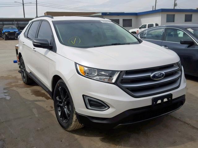 2FMPK3J97JBB09980 - 2018 FORD EDGE SEL WHITE photo 1