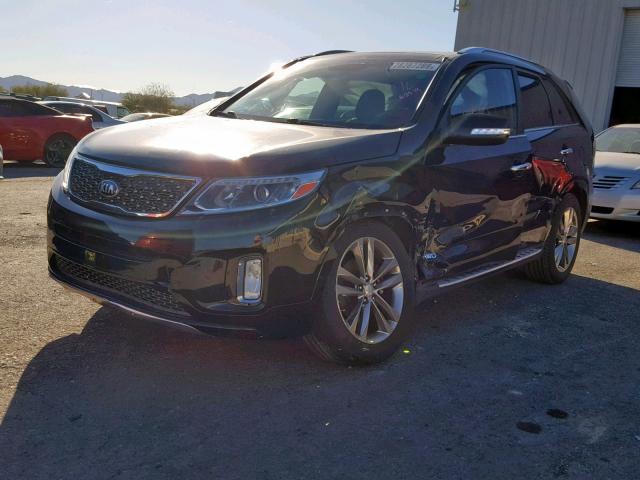 5XYKWDA7XEG457961 - 2014 KIA SORENTO SX BLACK photo 2