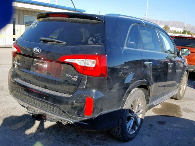 5XYKWDA7XEG457961 - 2014 KIA SORENTO SX BLACK photo 4