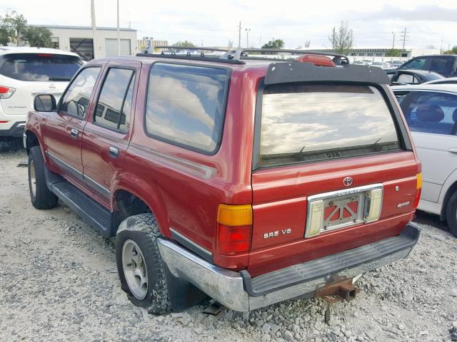 JT3VN29V0S0054908 - 1995 TOYOTA 4RUNNER VN RED photo 3