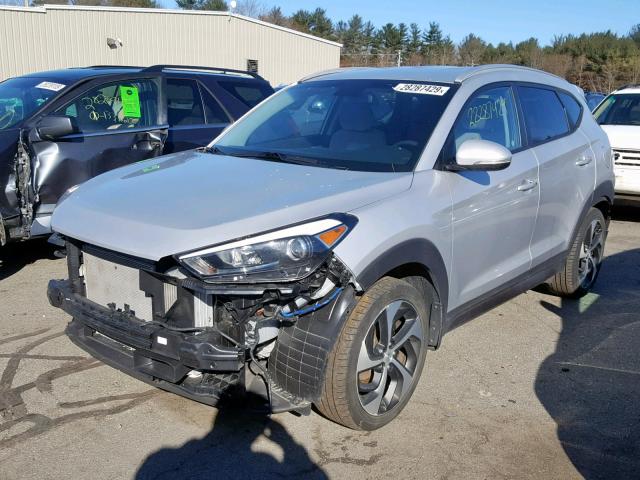 KM8J3CA20GU105844 - 2016 HYUNDAI TUCSON LIM SILVER photo 2