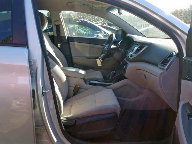 KM8J3CA20GU105844 - 2016 HYUNDAI TUCSON LIM SILVER photo 5